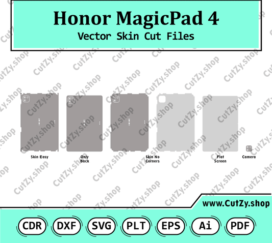 Honor MagicPad 4 Vector Skin Cut Files