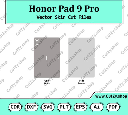 Honor Pad 9 Pro Vector Skin Cut Files