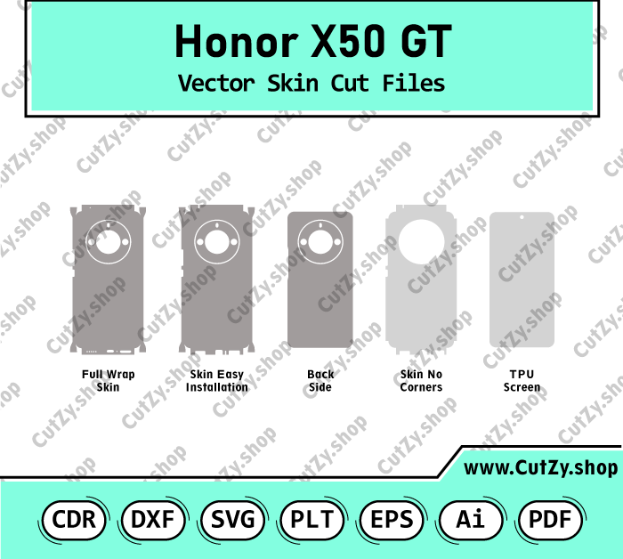 Honor X50 GT Vector Skin Cut Files
