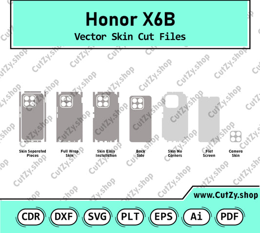 Honor X6B Vector Skin Cut Files