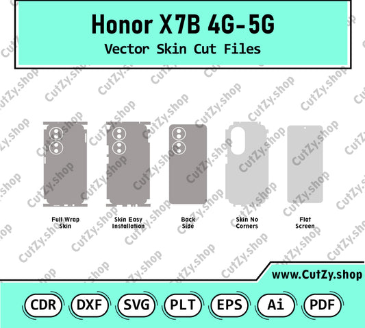 Honor X7b Vector Skin Cut Files