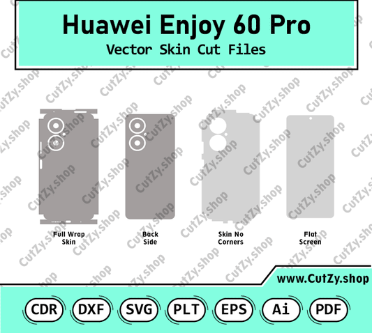 Huawei Enjoy 60 Pro Vector Skin Cut Files