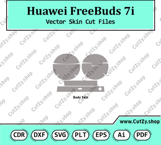 Huawei FreeBuds 7i Vector Skin Cut Files