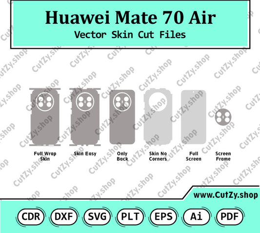 Huawei Mate 70 Air Vector Skin Cut Files