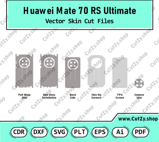Huawei Mate 70 RS Ultimate Vector Skin Cut Files