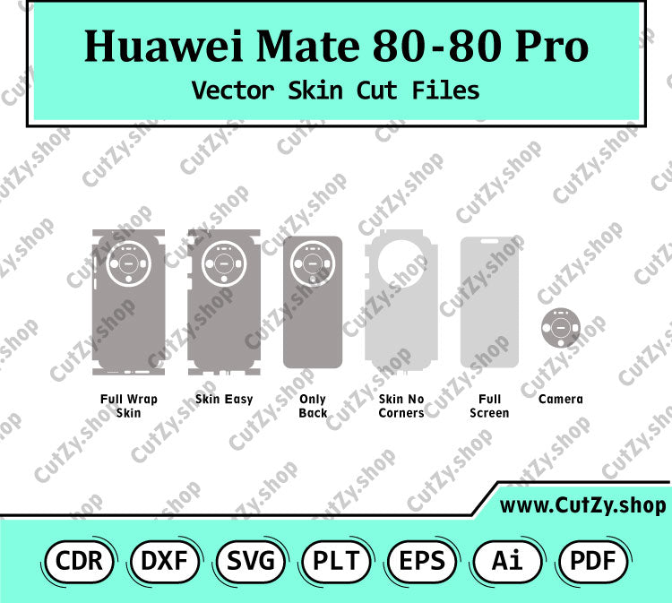 Huawei Mate 80-Mate 80 Pro Vector Skin Cut Files