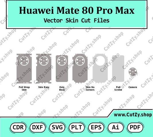 Huawei Mate 80 Pro Max Vector Skin Cut Files