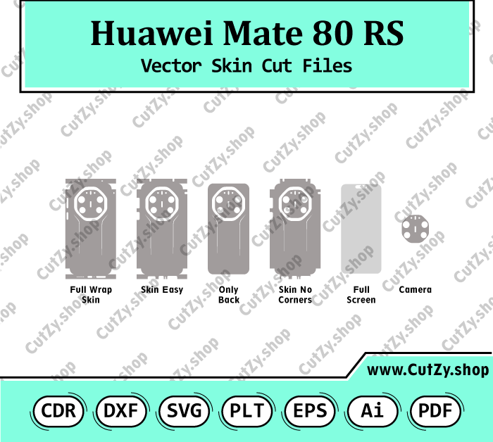 Huawei Mate 80 RS Ultimate Vector Skin Cut Files