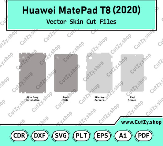 Huawei MatePad T8 (2020) Vector Skin Cut Files