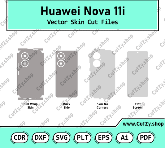 Huawei Nova 11i Vector Skin Cut Files