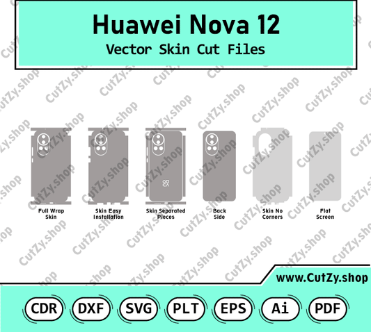Huawei Nova 12 Vector Skin Cut Files