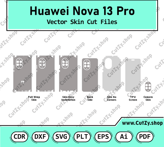 Huawei Nova 13 Pro Vector Skin Cut Files