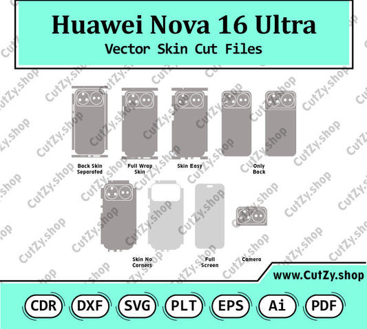 Huawei Nova 16 Ultra Vector Skin Cut Files