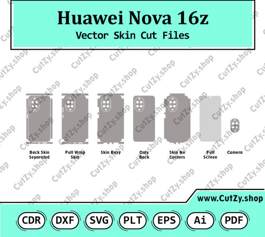 Huawei Nova 16z Vector Skin Cut Files