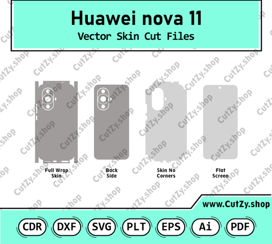 Huawei Nova 11 Vector Skin Cut Files