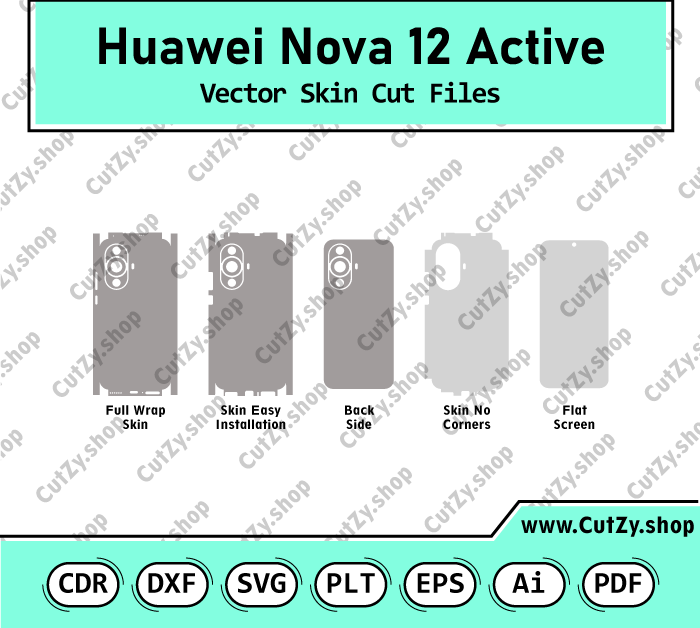 Huawei nova 12 Active Vector Skin Cut Files