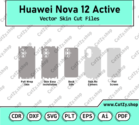 Huawei nova 12 Active Vector Skin Cut Files
