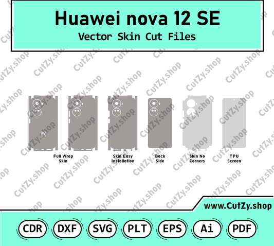 Huawei Nova 12 SE Vector Skin Cut Files