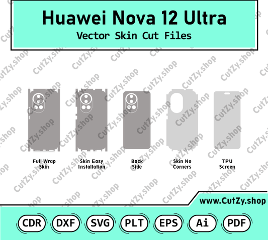 Huawei Nova 12 Ultra Vector Skin Cut Files