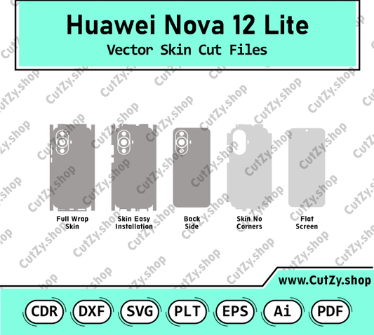 Huawei nova 12 Lite Vector Skin Cut Files