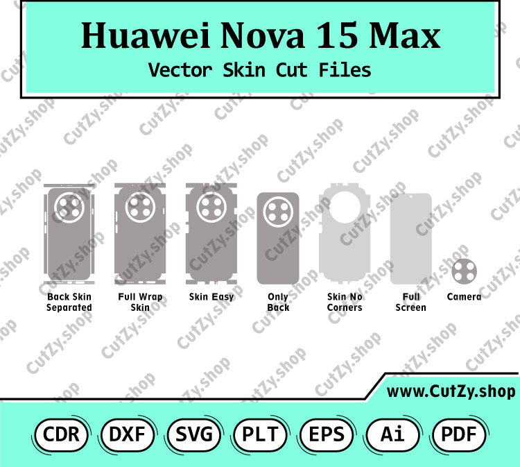 Huawei nova 15 Max CHZ-LX1 Vector Skin Cut Files
