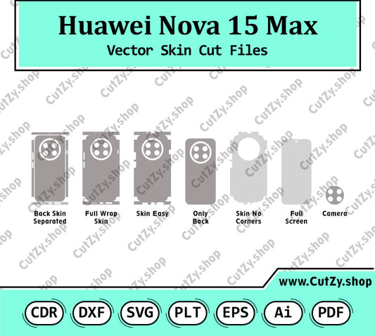 Huawei nova 15 Max CHZ-LX1 Vector Skin Cut Files