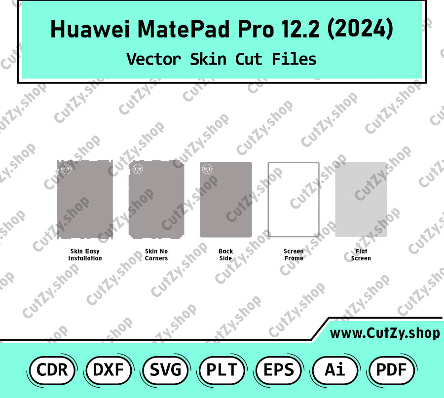 Huawei MatePad Pro 12.2 2024 Vector Skin Cut Files