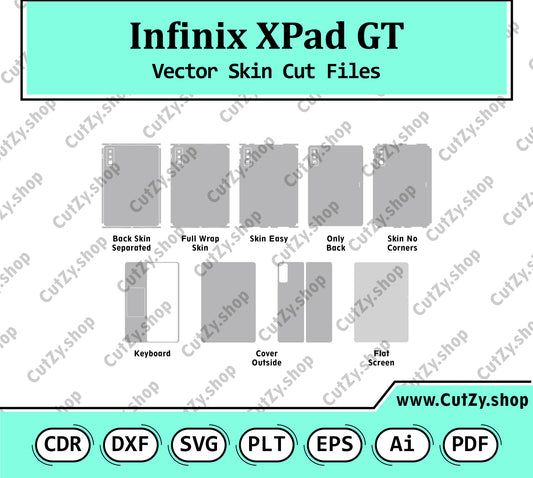 Infinix XPad GT Vector Skin Cut Files