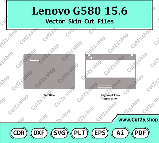 Lenovo G580 15.6 Vector Skin Cut Files