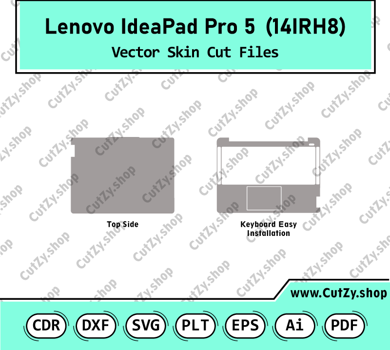 Lenovo IdeaPad Pro 5 14IRH8 Vector Skin Cut Files