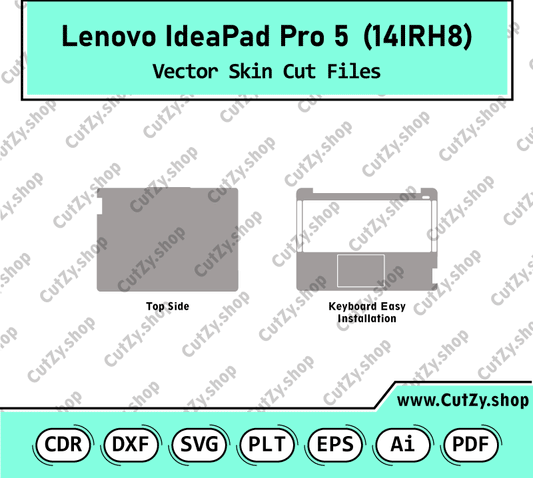 Lenovo IdeaPad Pro 5 14IRH8 Vector Skin Cut Files