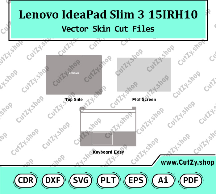 Lenovo IdeaPad Slim 3 15IRH10 Vector Skin Cut Files
