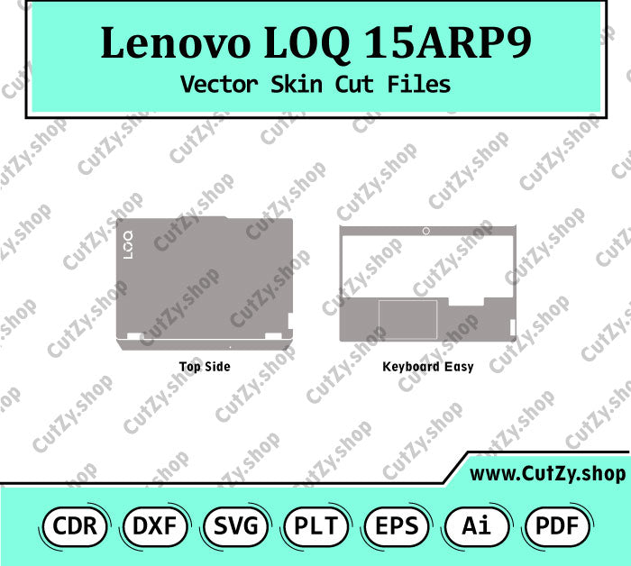 Lenovo LOQ 15ARP9 Vector Skin Cut Files