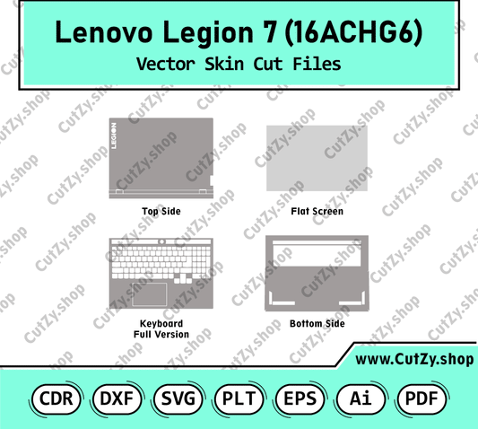 Lenovo Legion 7 16ACHG6 Vector Skin Cut Files