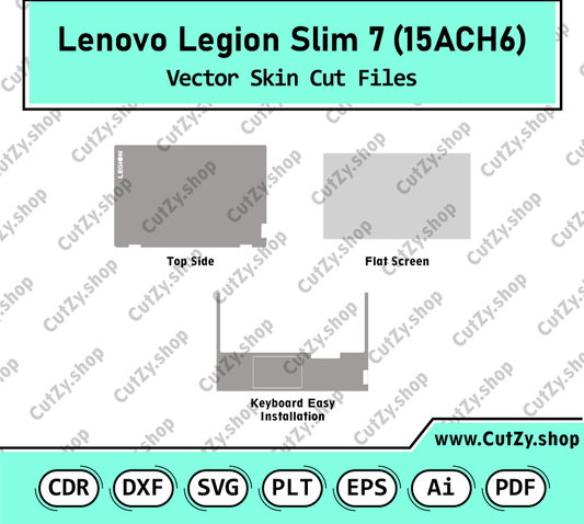 Lenovo Legion Slim 7 15ACH6 Vector Skin Cut Files