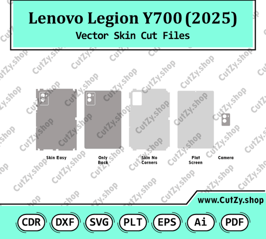 Lenovo Legion Y700 (2025) Vector Skin Cut Files