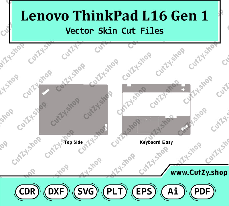 Lenovo ThinkPad L16 Gen 1 Vector Skin Cut Files