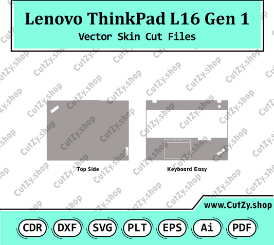 Lenovo ThinkPad L16 Gen 1 Vector Skin Cut Files