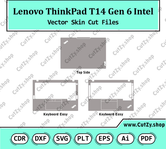 Lenovo ThinkPad T14 Gen 6 Vector Skin Cut Files
