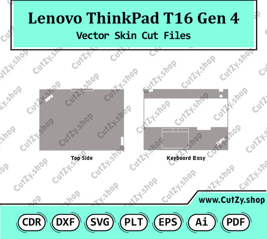 Lenovo ThinkPad T16 Gen 4 Vector Skin Cut Files