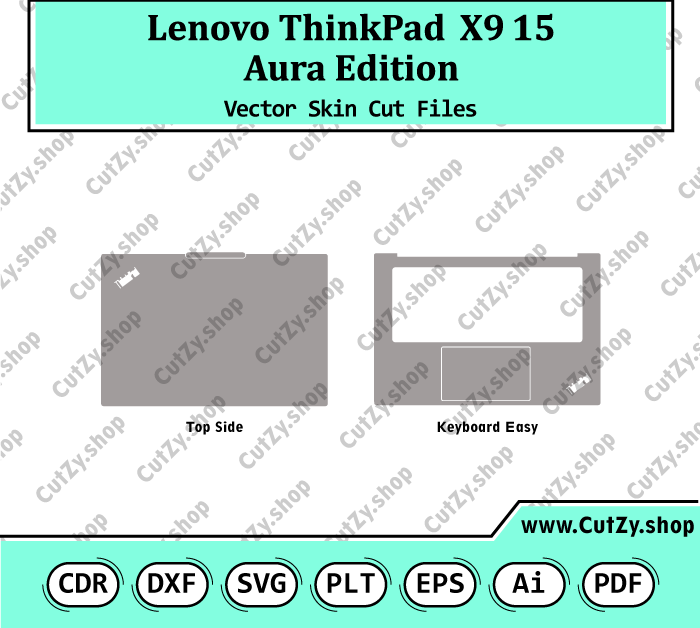 Lenovo ThinkPad X9 15 Aura Edition (15, Intel) Vector Skin Cut Files
