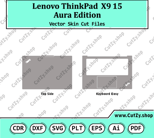 Lenovo ThinkPad X9 15 Aura Edition (15, Intel) Vector Skin Cut Files