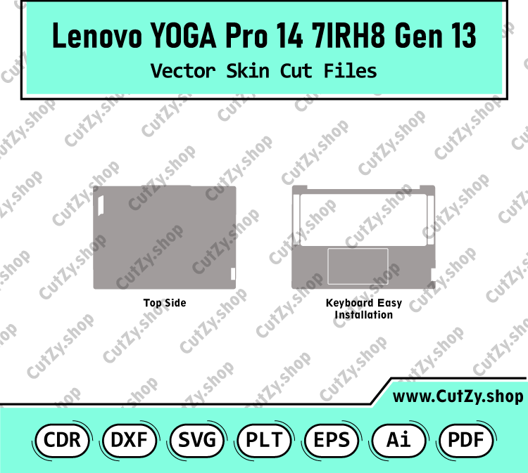 Lenovo YOGA Pro 7 14IRH8 Gen 13 Vector Skin Cut Files