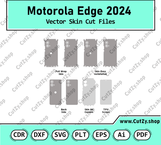 Motorola Edge 2024 Vector Skin Cut Files