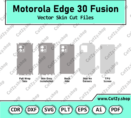 Motorola Edge 30 Fusion Vector Skin Cut Files