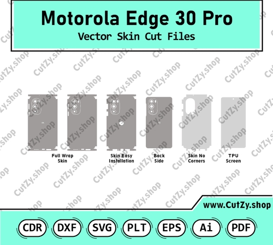 Motorola Edge 30 Pro Vector Skin Cut Files