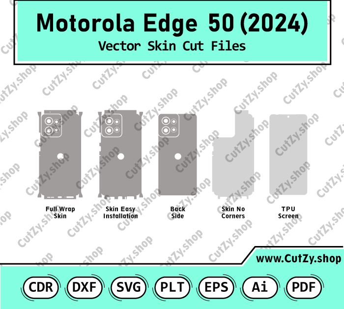 Motorola Edge 50 2024 Vector Skin Cut Files