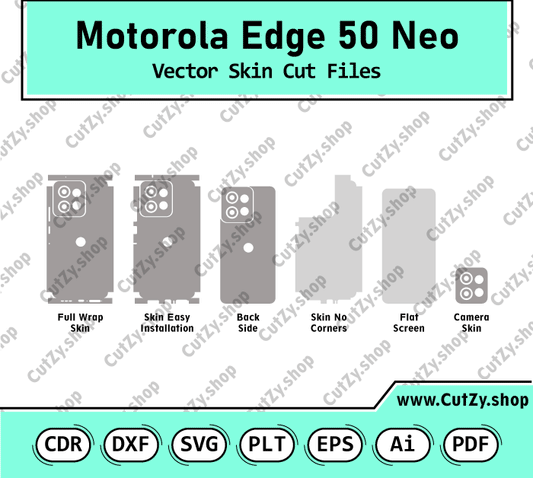 Motorola Edge 50 Neo Vector Skin Cut Files