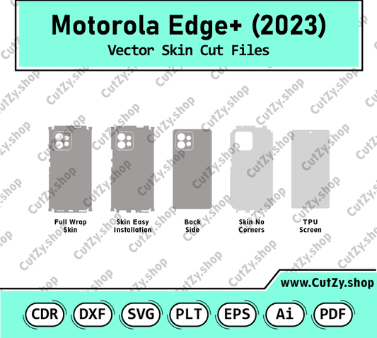 Motorola Edge+ (2023) Vector Skin Cut Files