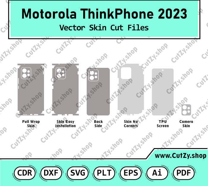 Motorola ThinkPhone 2023 Vector Skin Cut Files